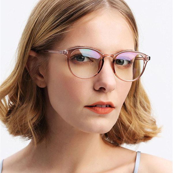 

ahora candy color transparent frame optical glasses frame retro vintage round myopia glasses spectacles frames for women men, Black