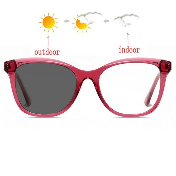 

outdoor pchromic reading glasses men women square clear glasses diopter optical computer vintage eyeglasses nx, White;black