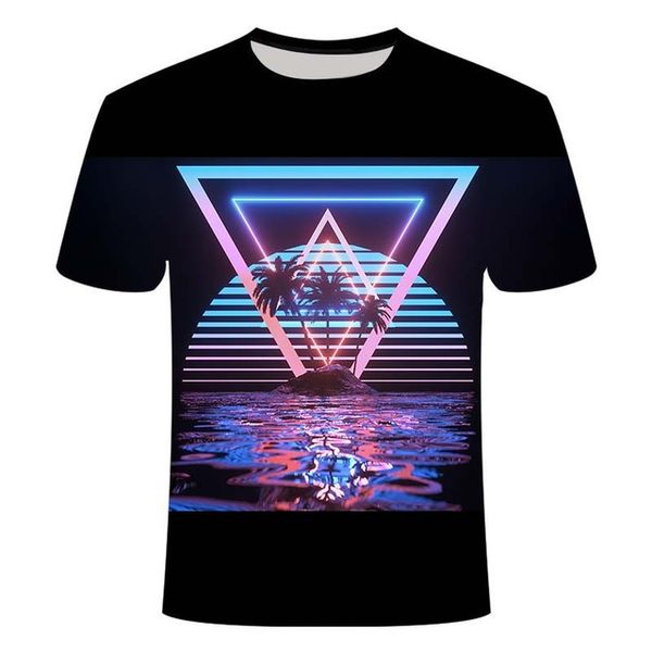 

popular bright galaxy male 3d print shirts funny oversized oversized men clothing