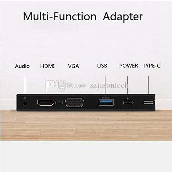 

usb-c type c to vga hdmi adapter,usb3.0/usb c to hd tv projector monitor 1080p for apple macbook 2015,2016