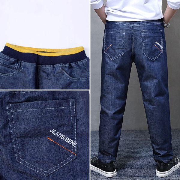 

new arrival big boys jeans trousers spring 2020 teen boys pants size 14 solid color blue denim pant teenage clothes kid clothing