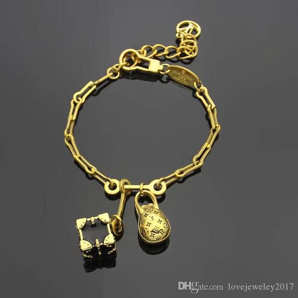 

luxury designer jewelry women bracelets gold thick chain bracelet with black cube and egg stainless steel flower pattern bracelet fashion