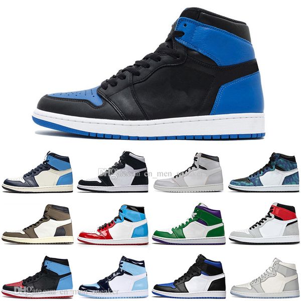 

1 high racerl синий обсидиан бесстрашный unc mens basketball обувь tie-dye 1s дымковый royal toe zoom rage зеленые мужчины женщины спортивны, White;red