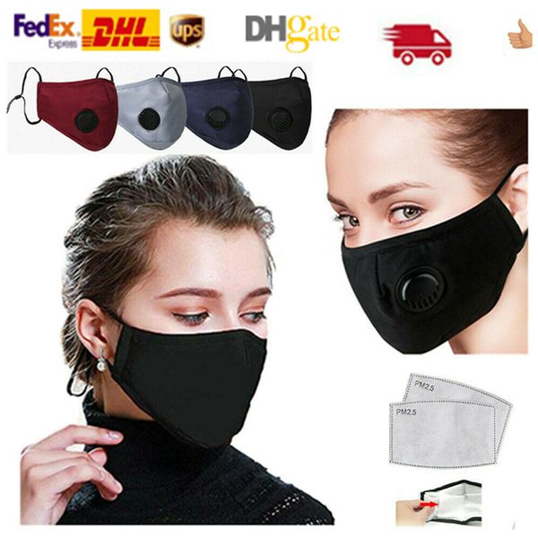 

pm2.5 mask with valve, reusable mask with filter element, in stock