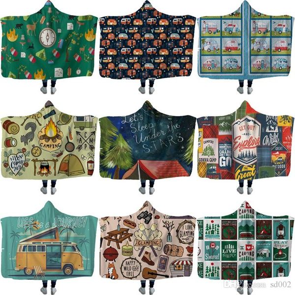 

150*130 cm child blanket polyester printing opp packing manual home hooded blankets bardian fashion with various style 45ql j1