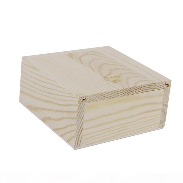 

10x натурального дерева ювелирных изделий аксессуар craft хранения case tray box держатель организатор коробка ювелирных изделий аксессуары, Black;white