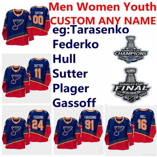 

2020 season 90s heritage authentic pro royal jersey st louis blues tarasenko federko hull sutter plager macinnis hockey jerseys custom blue, Black;red