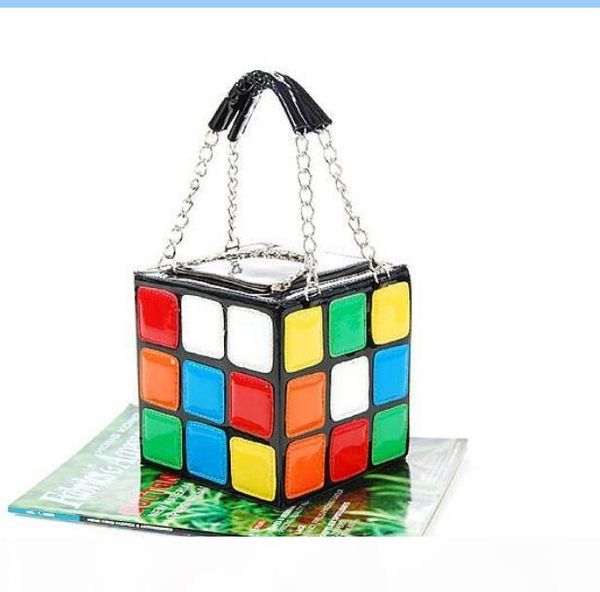

designer--fashion handbag purse gift,girl women's cute magic cube bag products
