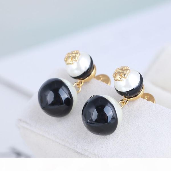 

exquisite stud earring with pearl of women stud earring2020 dangle earring with s fashion simple gift ps6839a, Golden
