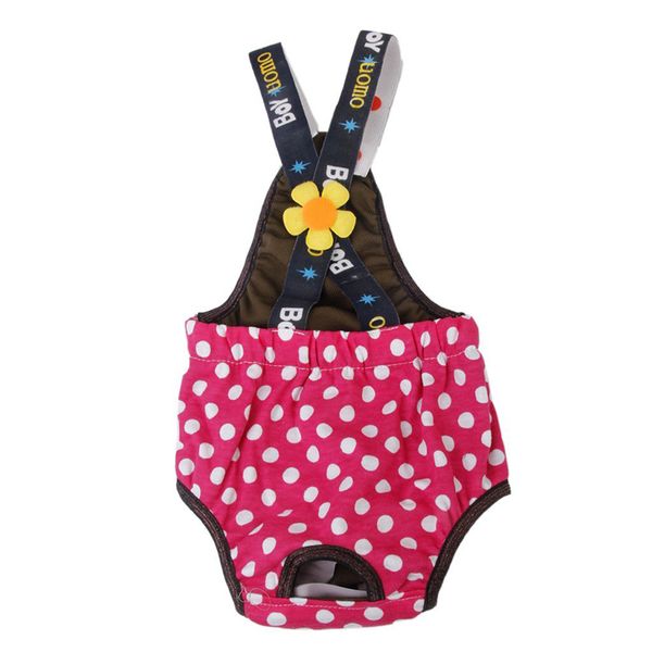 

dog apparel panties bitch sanitary wipe with dots - xl ran color
