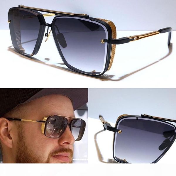 

new limited edition sunglasses men designer metal vintage sunglasses fashion style square frameless uv 400 lens with original case, White;black