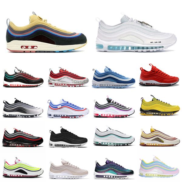 

running shoes men women triple black white chaussures usa jesus easter south beach silver bullet mens trainers sports outdoor sneakers 36-45