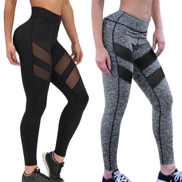 

women yoga leggings tights sports fitness running pants high waist stretch gym breathable yoga female stretchy training pants, White;red