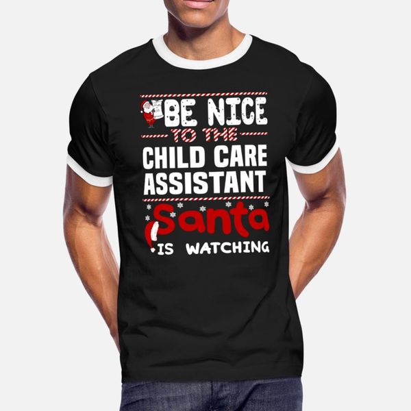 

child care assistant t shirt men designing cotton o neck normal graphic funny casual spring cool shirt