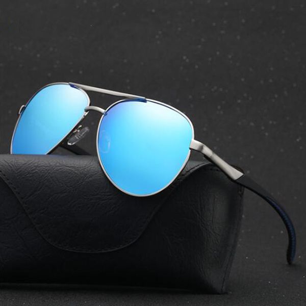 

new arrival men's polarized sunglasses classic sunglasses driving eyewears toad mirror, White;black
