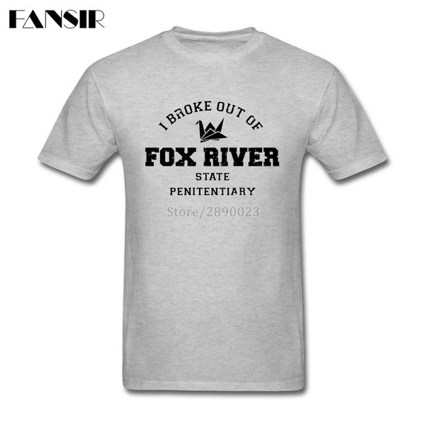 

men t shirts awesome short sleeve cotton custom shirts men's break prison broke out of fox river group clothes