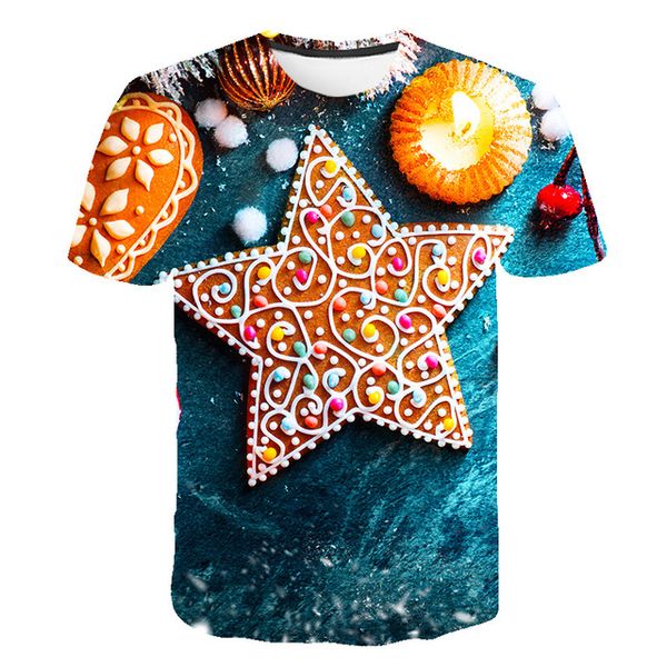 

cartoons christmas anime interesting punk rock party happy 3d print shirts oversized horror graphic men clothing