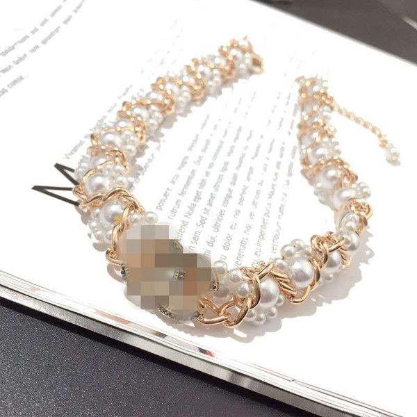 

2020 new personalized metal letter necklace fashion versatile collarbone chain necklace for women, Silver