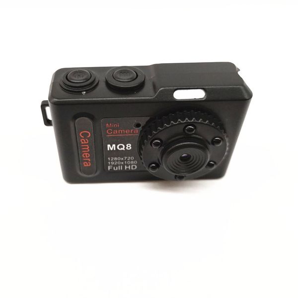 

new style digital camera high-definition infrared night vision mq8 video camera small dry battery card instert dv