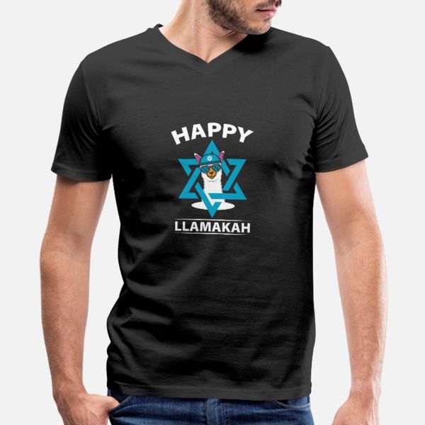

happy llamakah jew and christmas person gift t shirt men printing tee shirt euro size s-3xl kawaii sunlight new style spring natural shirt