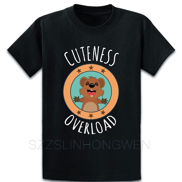 

quokka australia kangaroo marsupial friendly t shirt gift standard spring comfortable o-neck kawaii print cotton shirt