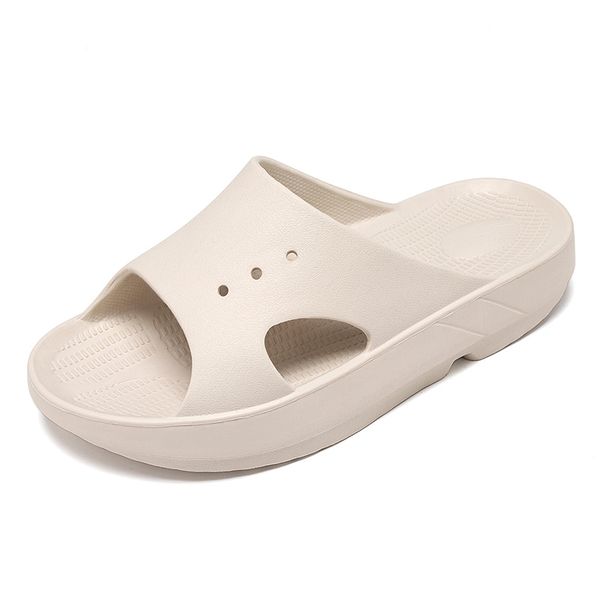 

summer new woman slippers soft comfortable slipper solid casual fashion home bathroom flip flop ms non-slip beach sandals, Black