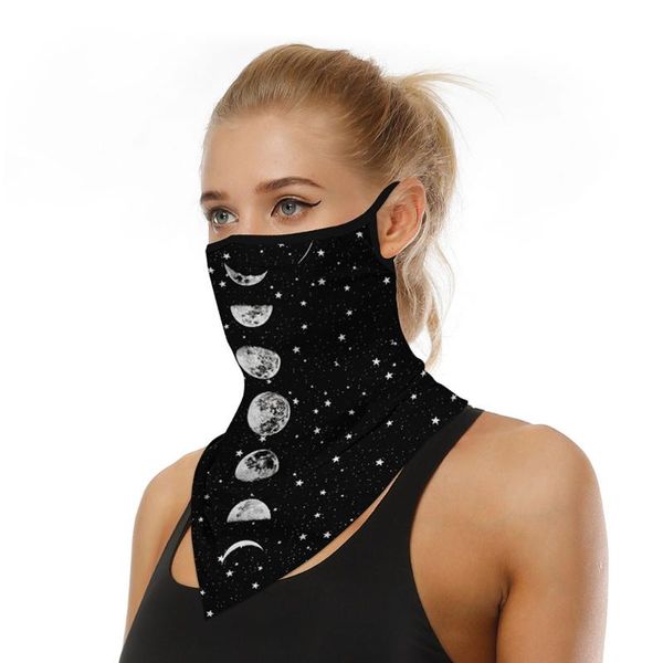 

head face neck gaiter tube elastic bandana scarf outdoor cycling accessories half face scarves sep 10th, Black