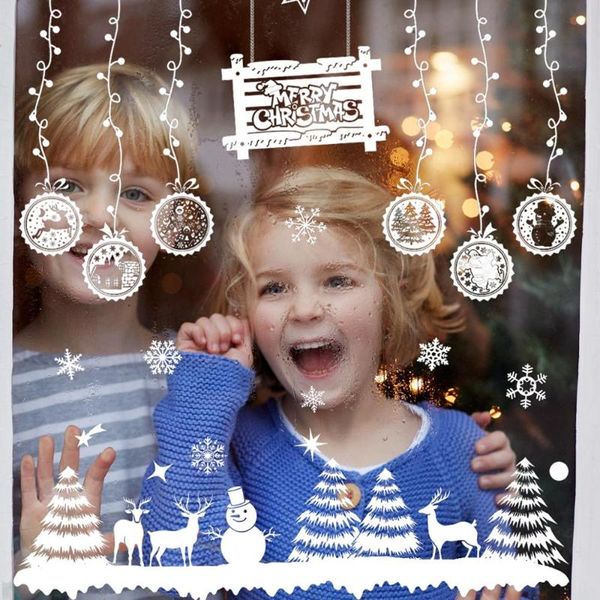 

merry christmas window stickers christmas decorations for home ornaments xmas 2020 gifts navidad new year 2020