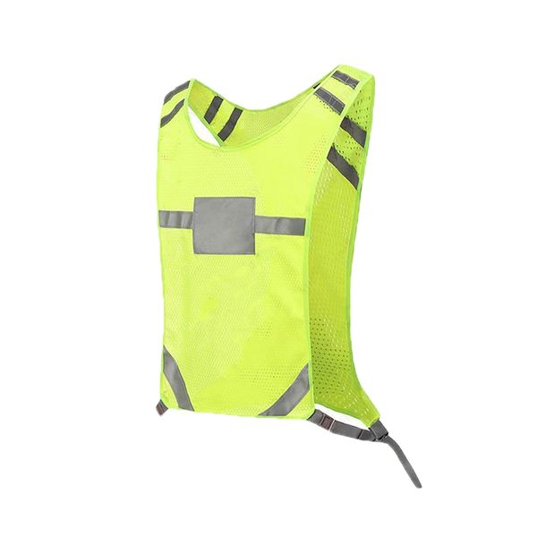 

traffic safety gear reflective vest high visibility adjustable quick drying outdoor protector tank warning outer wear, Black;blue