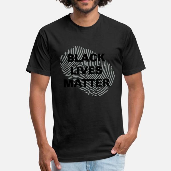 

black lives matte fingerprint design font black t shirt men printing 100% cotton euro size s-3xl letter crazy fashion summer novelty shirt