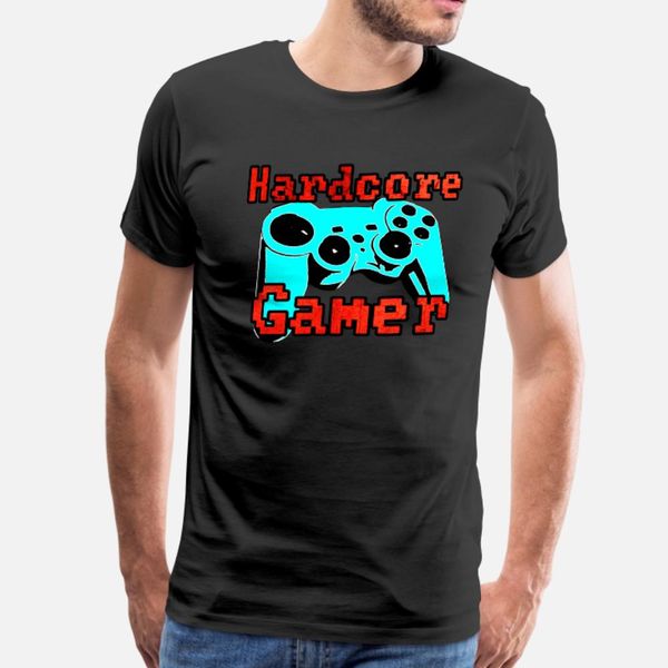 

hardcore gamer t shirt men cute tee shirt s-3xl gents симпатичные смешные весна новизна
