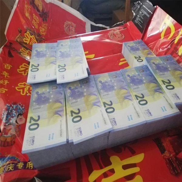 

new 10 20 50 100 euro fake money billet movie money faux billet euro 20 play collection and gifts m05