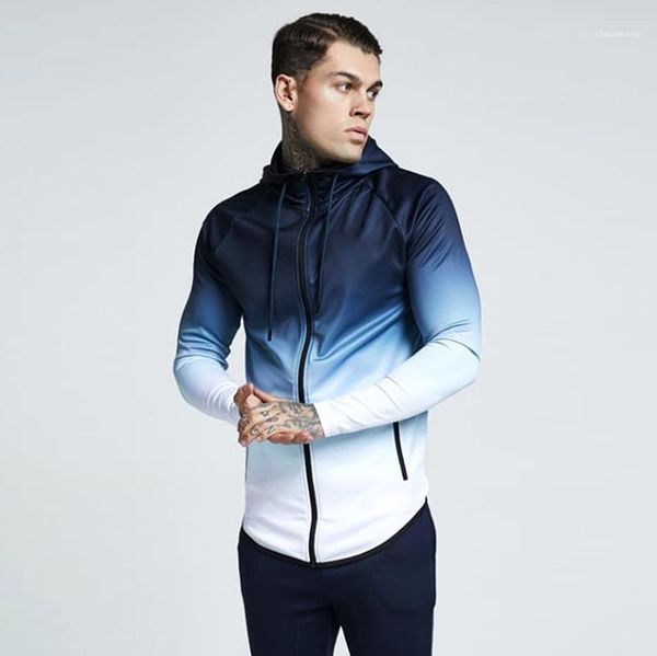 

цвет streetwear hip hop hoodie мужские толстовки 3d zipper casual tracksuit карманный толстовка с капюшоном мужчины 2020 градиент, Black