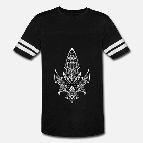

gungnir odin's spear viking runes ravens shirt t shirt men create short sleeve plus size 3xl pattern gift funny summer letter shirt