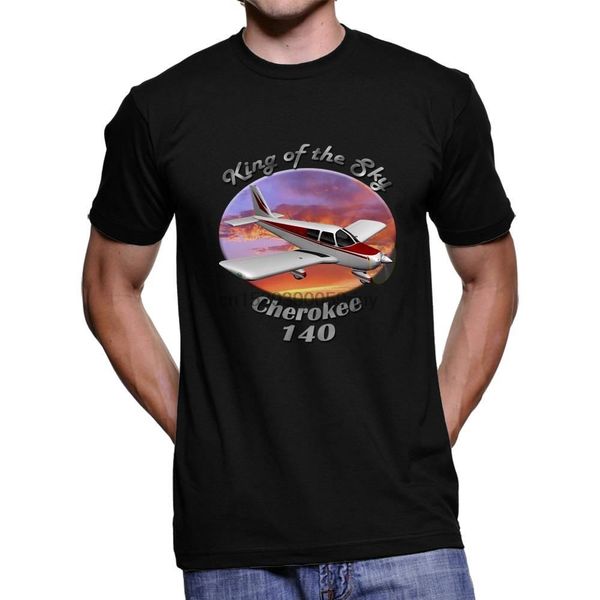 

пайпер чероки 140 king of the sky men dark t shirt