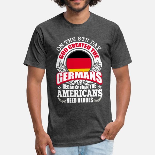 

god created the germans german t shirt men custom 100% cotton s-xxxl gents gift new fashion spring family shirt