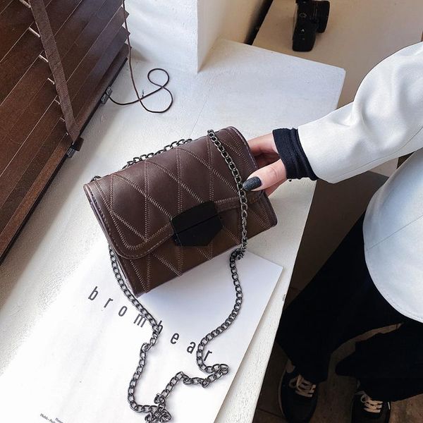 

small bags for women 2020 new fashion wild diamond chain shoulder messenger female bag luxury designer leather handbag purses