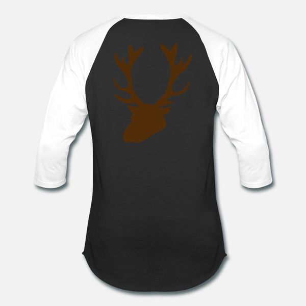 

stag head 1 t shirt men custom cotton round neck family interesting authentic spring pattern shirt