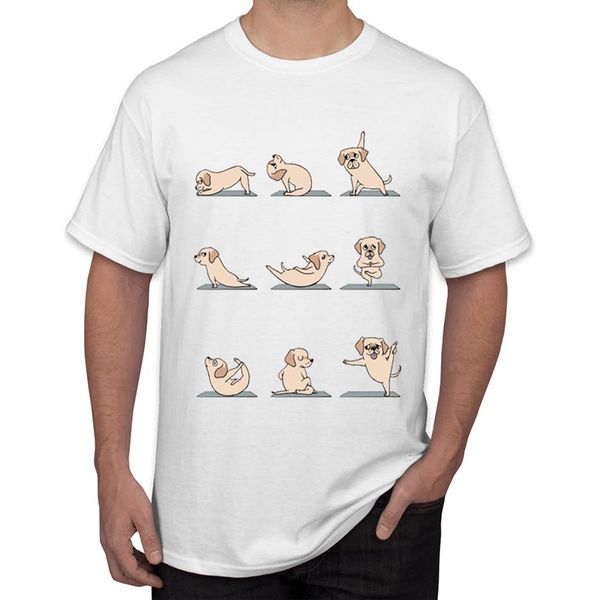 

teehub hipster labrador retrievers print men t-shirt fashion frenchie design short sleeve o-neck flamingo tee