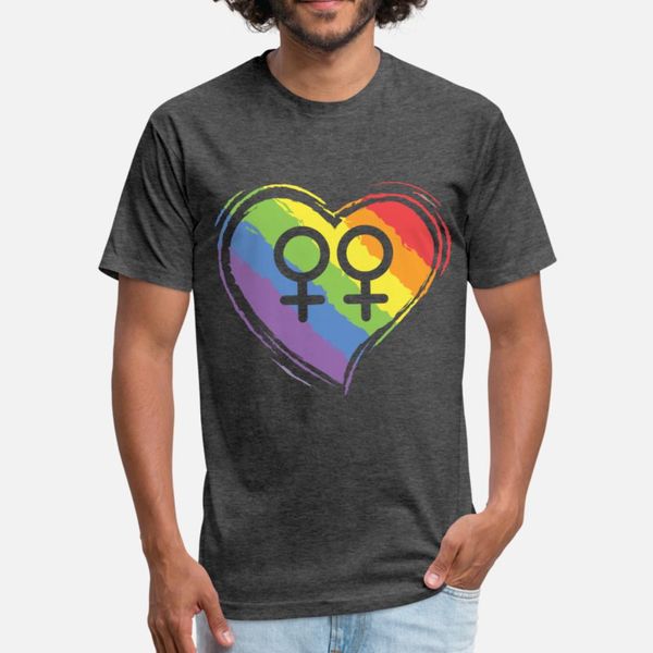 

lgbt same lesbian heart flag cool gift t shirt men knitted short sleeve round collar slim fit comfortable summer cool shirt