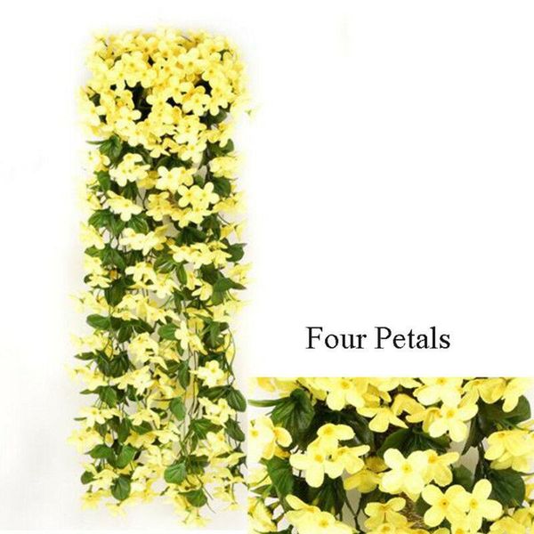 

hanging artifical flowers vine garland plant wedding home party decor 85cm