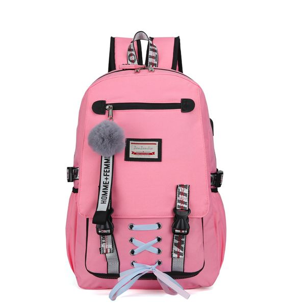 

casual school bags for girls women backpack fashion school backpack usb charging schoolbag backpack child kids bag sports and leisure bags