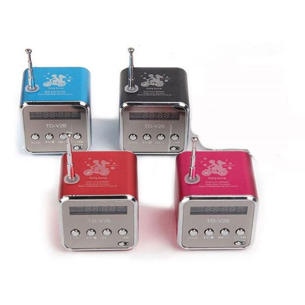 td-v26 mini speaker портативный micro sd карта tf usb disk stereo для dvd laptop