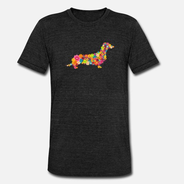

dachshund flower 2 t shirt men design tee shirt crew neck vintage sunlight new style summer outfit shirt