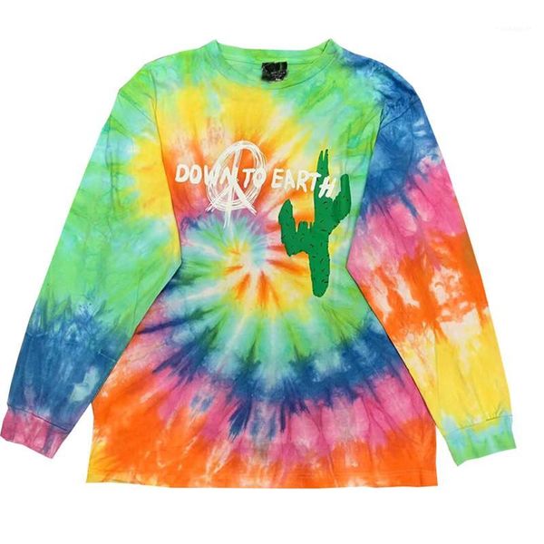 

autumn mens tie dye sweatshirts designer ts dover star tees casual pullover couple loose clothing, Black
