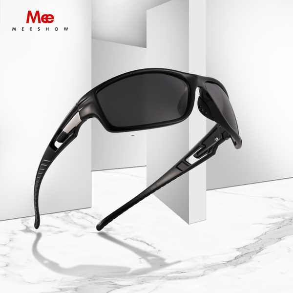 

blue sunglasses polarized brand men stylish outdoor sports frame men's sun glasses male driving fishing boating glasses b5959, White;black
