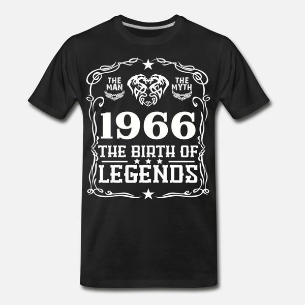 

legends 1966 t shirt men customize short sleeve euro size s-3xl cool cute comfortable summer style letter shirt