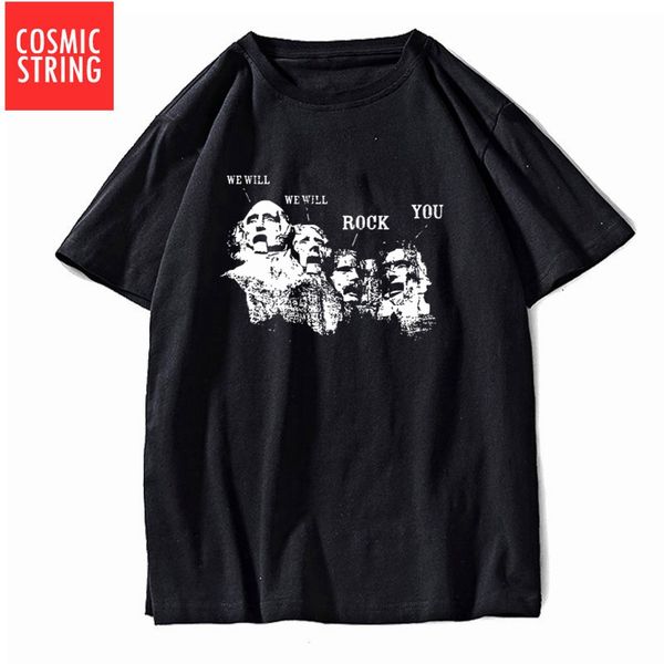 

cosmic string short sleeve 100% cotton cool men t shirt loose summe men tshirt o-neck t-shirt male tee shirt