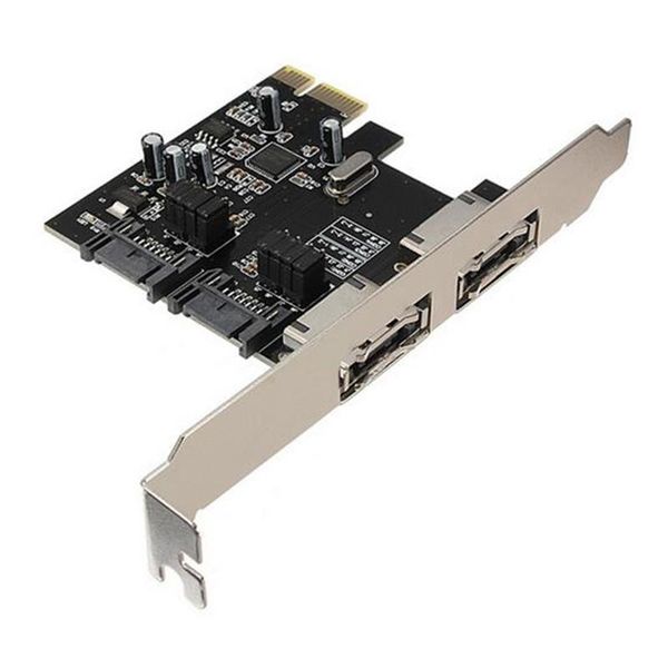 

cgjxspcie esata sata iii expansion card pci -e to sata3 sata3 .0 6gb /s three generations pci -e express adapter