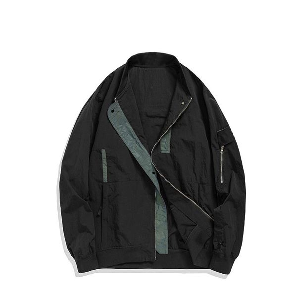 

stone pirates 19ss shadow series for the 10th anniversary reflective pilot easy big code thin section jacket ing, Black;brown